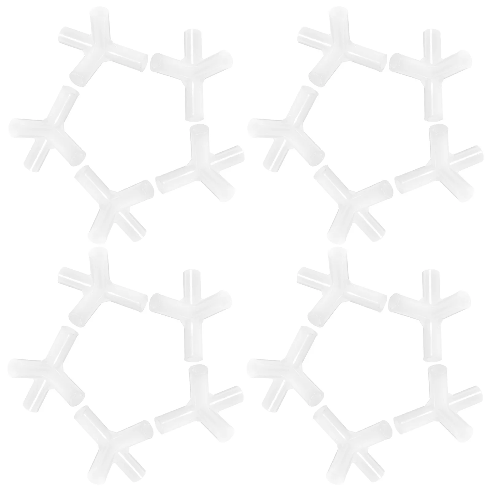 24 قطعة من ملحقات الخيمة، موصلات متينة بأربعة اتجاهات، سهلة التركيب، دعم قوي للخيام الخارجية، مظلات متعددة الاستخدامات