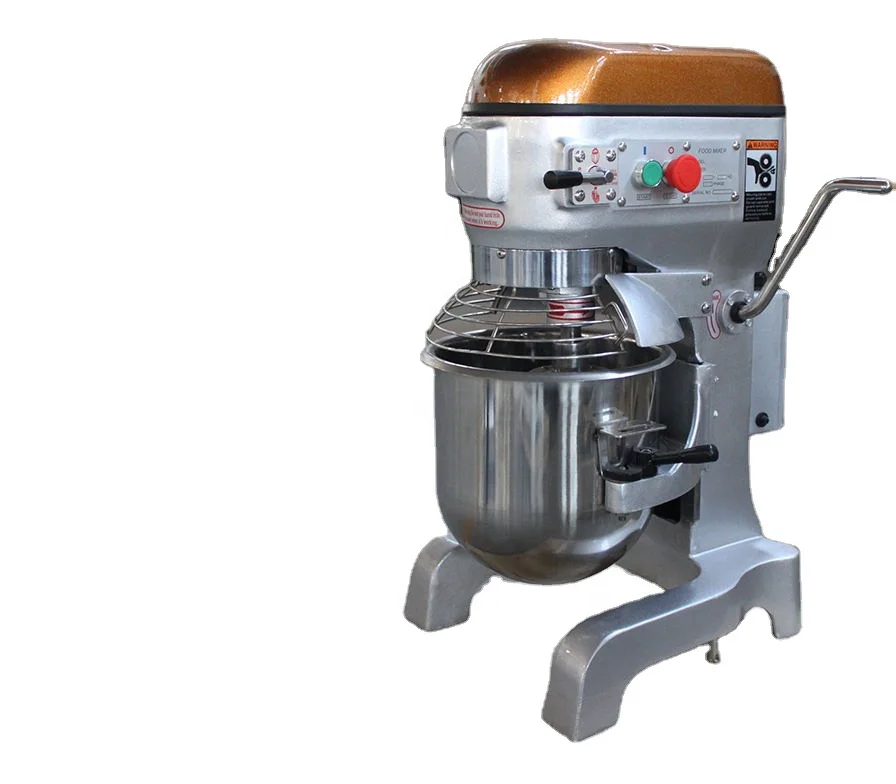 YUSLON belt-driven 10L Bakery equipment Planetary mixer three speed with  mixing egg/milk//butter  for cake/croissant/egg tart