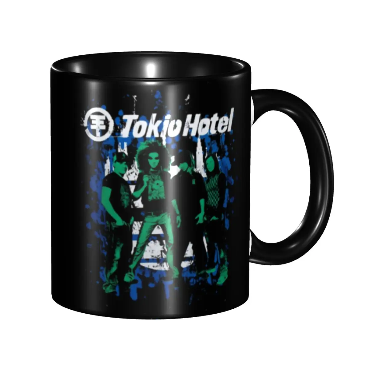 Tokyo Hotel Bill Kaulitz Rock Band Mugs Custom Coffee Ceramic Mug Cup Creative Gift
