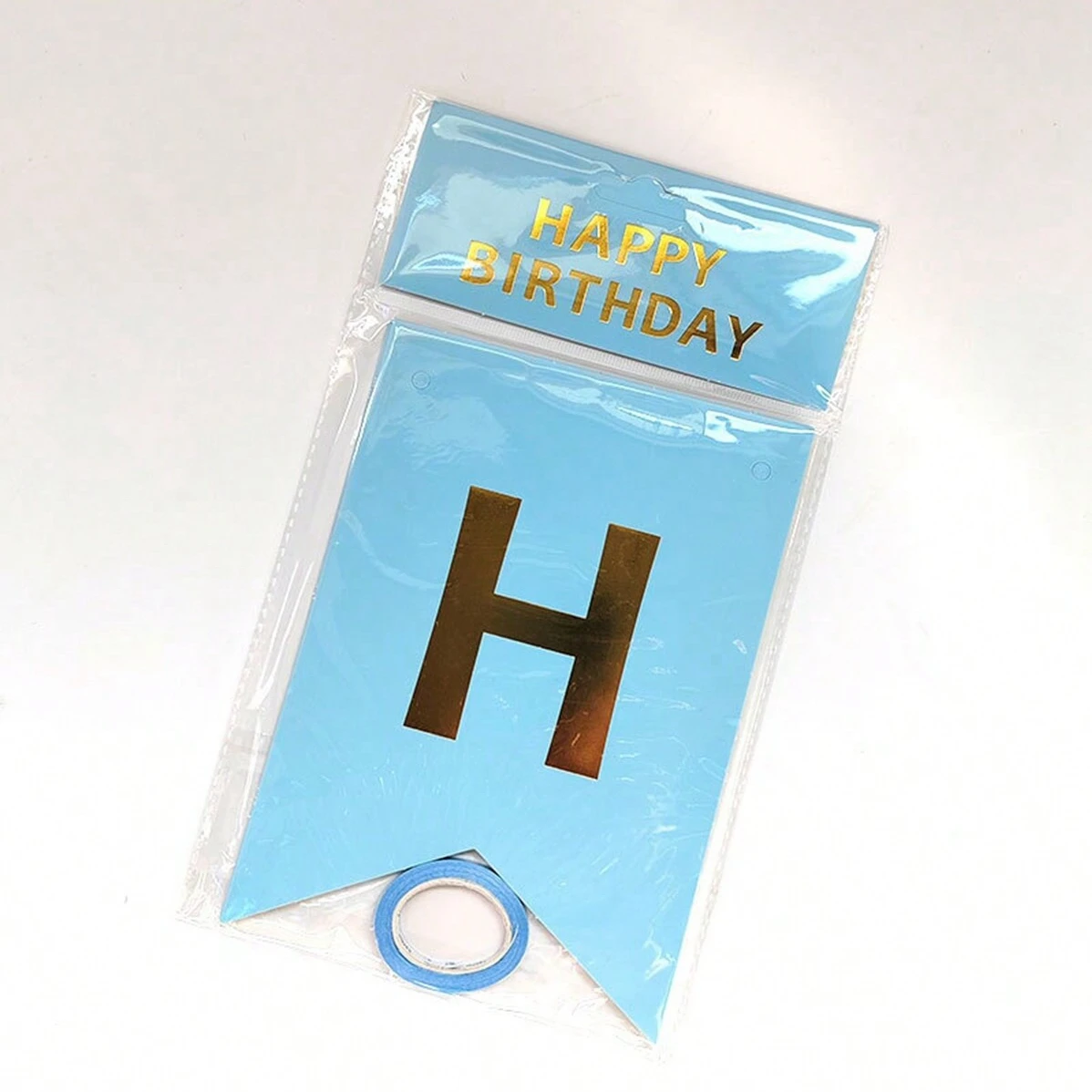 Meerjungfrauenflosse Banner Heißprägung HAPPY BIRTHDAY Papier-Wimpelkette Geburtstags-Jubiläums-Party Hintergrund Hängedekoration Girlande – Detail 16