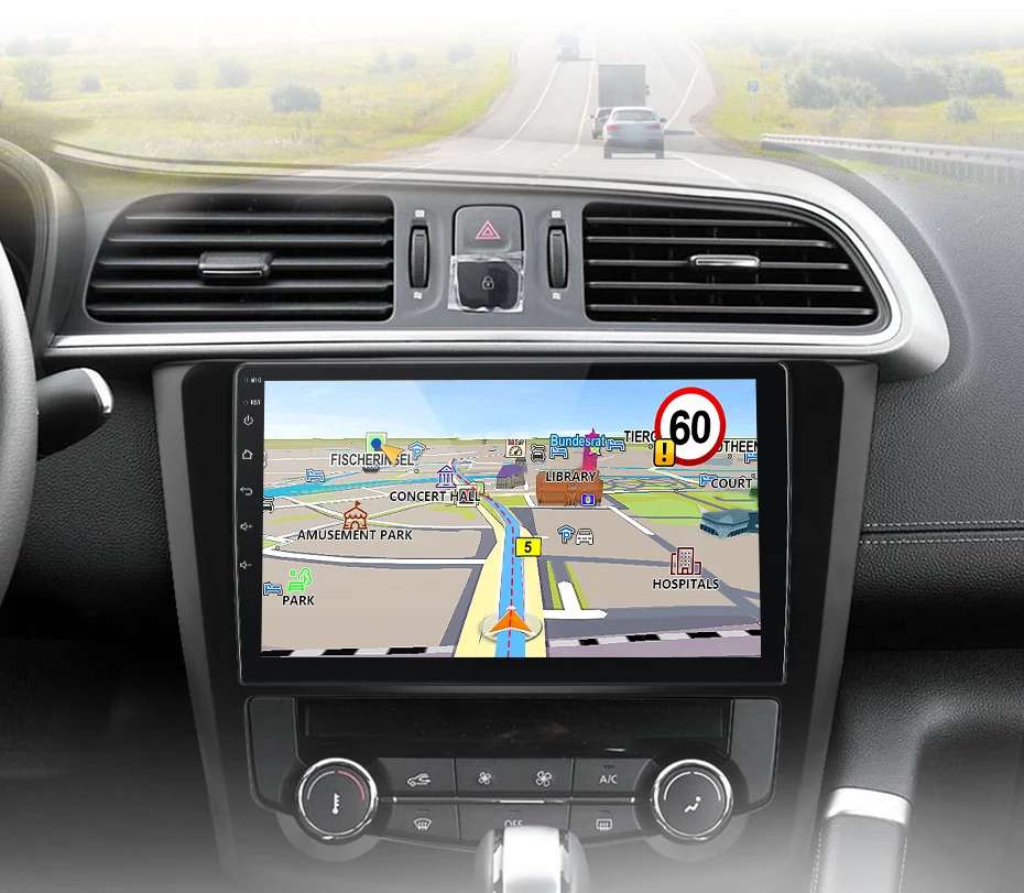 Junsun Wireless Carplay Android Auto Autoradio für Renault Kadjar 2015-2019 GPS Multimedia 2 Din – Detail 19