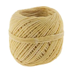 1 Roll 10m Organic Natural Beeswax Wicks Hemp Candle Wicks Handmade Crafts Candle Stick Making DIY Projects Accessories