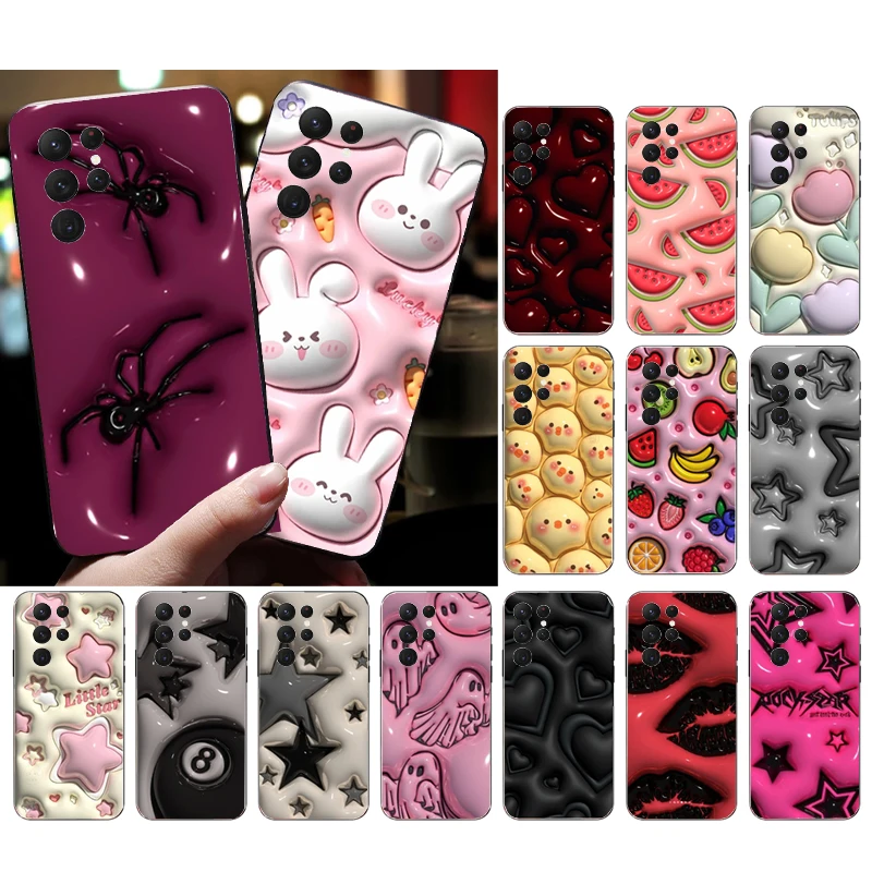 Phone Case For Samsung Galaxy S25 S24 S23 S22 S21 Ultra S24 S23 S22 S21 S25 Plus S24 S25 FE Cute Aesthetic Girly