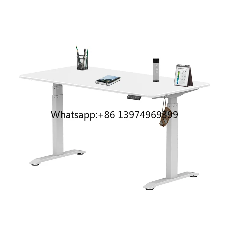 2024 New Ergonomic Office Home Furniture Dual Motor Standing Computer Height Adjustable Sit Stand Desk