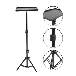 Laptop Stand Tripod Projector Computer Floor Tray Table Mount Rack Holder Shelf Mouse Storage Book Tablet Mic Utility Foldable