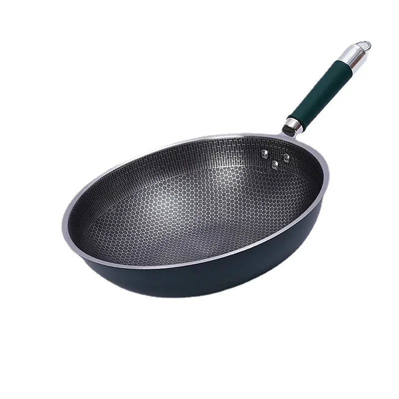 

32cm Stainless Steel Frying Pan with Stay-Cool Handle,Dishwasher and Oven Safe,Non Stick,Works with Induction Cooktop Gas