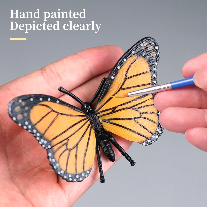 Schmetterling Insekt Modell Tier Actionfiguren Lernspielzeug Simulierte Sammlung Dekoration Insektenspielzeug für Kinder