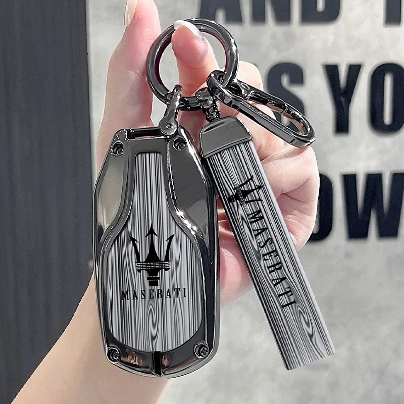 سيارة الذكية مفتاح بعيد فوب غطاء حامل قذيفة لمازيراتي جيبلي ليفانتي GT GC لو مفتاح حامل سلسلة حامي تصفيف السيارة #3