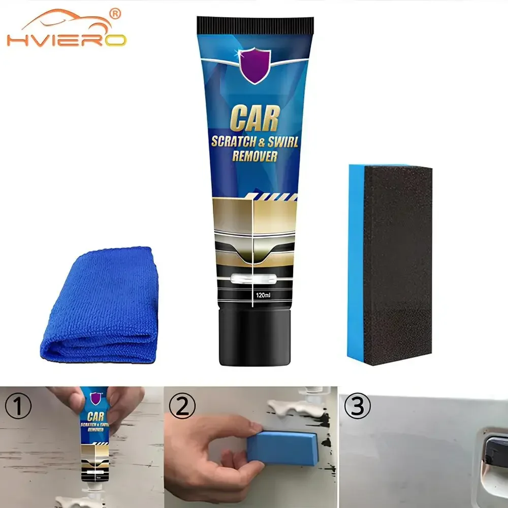 1pcs Scratch Repair Polishing Cars Washer Cleaning Polish Paint Care Paste 60ML Auto Maintenance Free Wax Tools Wheel Detailing