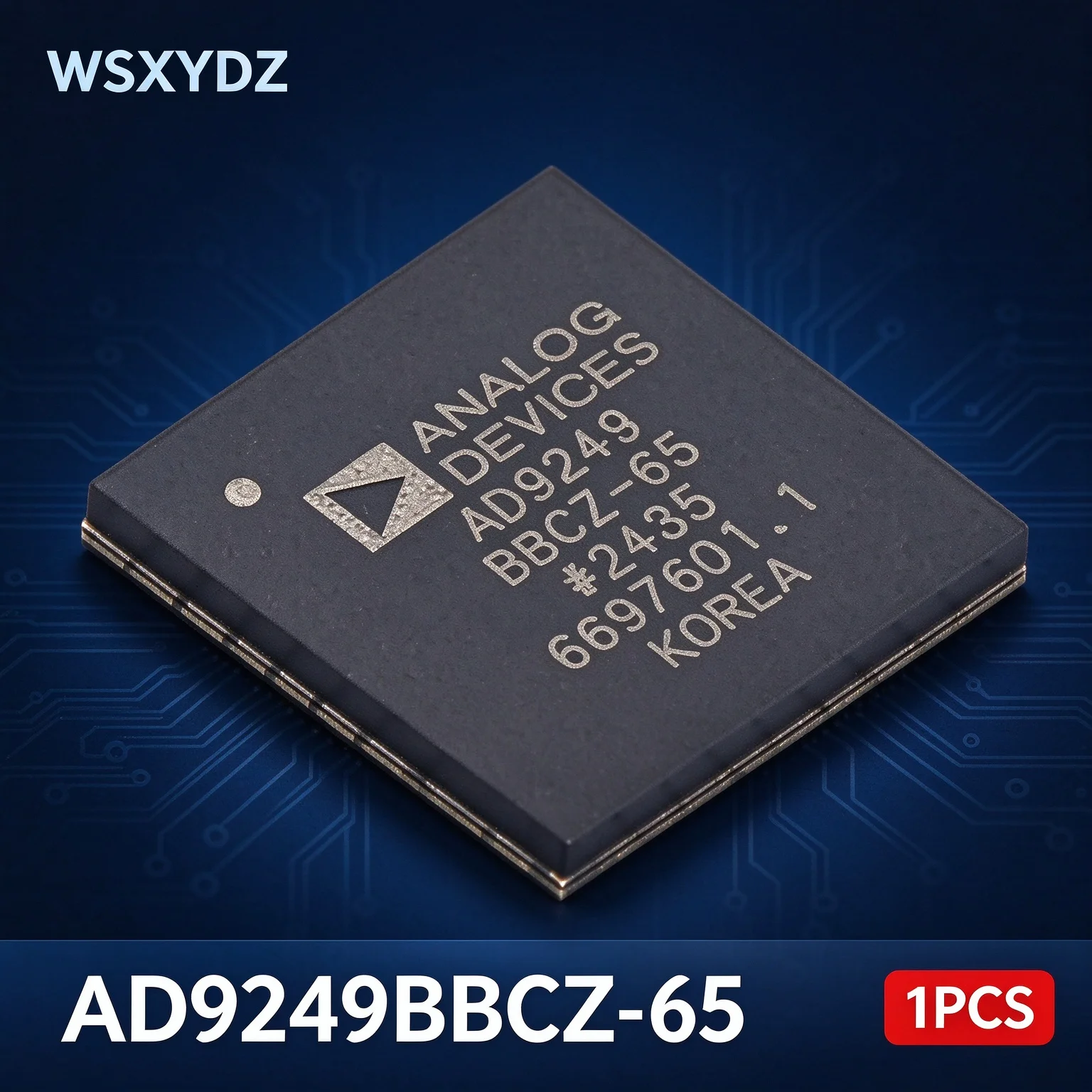 1PCS AD9249BBCZ-65 AD9249 ADC 16-Channel 14Bit 65MSPS Serial LVDS 1.8V Medical Imaging CSPBGA-144 Analog Devices New