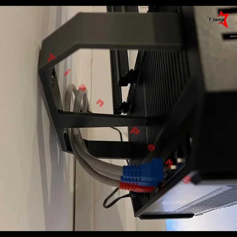 New Wall Mount Storage Rack For Asus RT-BE92U WiFi Router Wall Installation Stable Support Holder Bracket