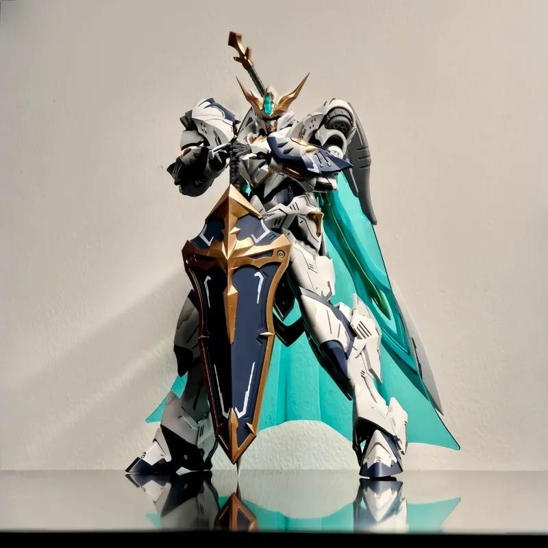 متوفر Snaa نموذج الأصلي طاولة مستديرة فرسان سلسلة تريستان العملاق الإلهي السيف ميكا التجمع نموذج سطح المكتب زخرفة لعبة Gif