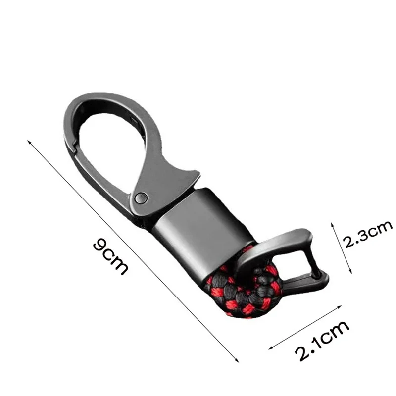 NEW Car Key Holder Key Rings Key Chain Hand Woven Horseshoe Buckle Keychain Metal Keyring for Mercedes Keychain for VW Брелок