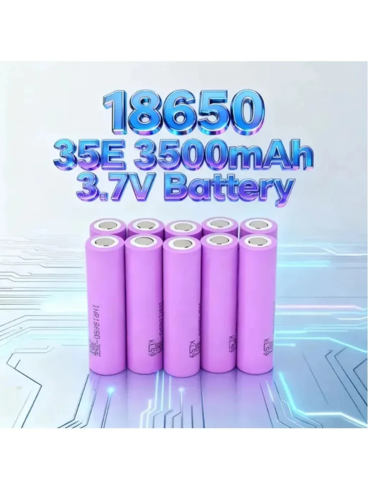 INR18650-35E Akumulator litowo-jonowy 18650 3.7V 3500mAh o rzeczywistej pojemności do samodzielnego montażu, do elektronarzędzi i latarek — 2