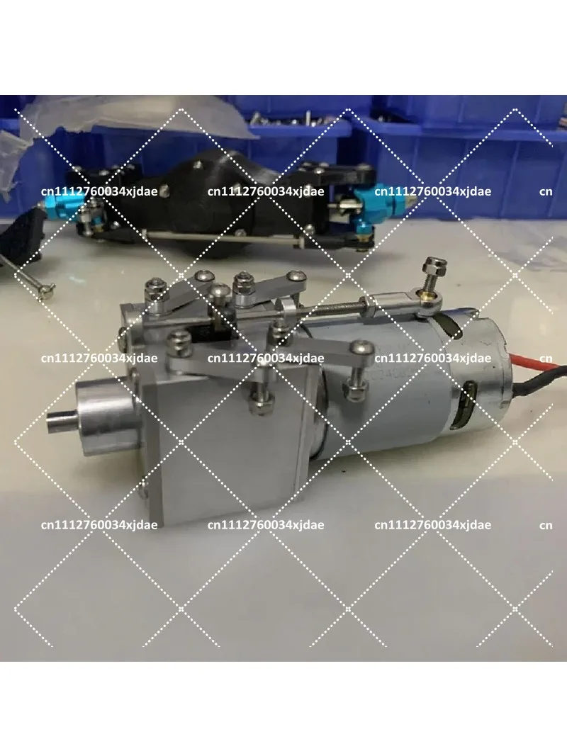 1/14 RC Tractor Metal Upgrade All-Metal Auxiliary Transmission Assembly for Improved Simulation and Transmission Performance
