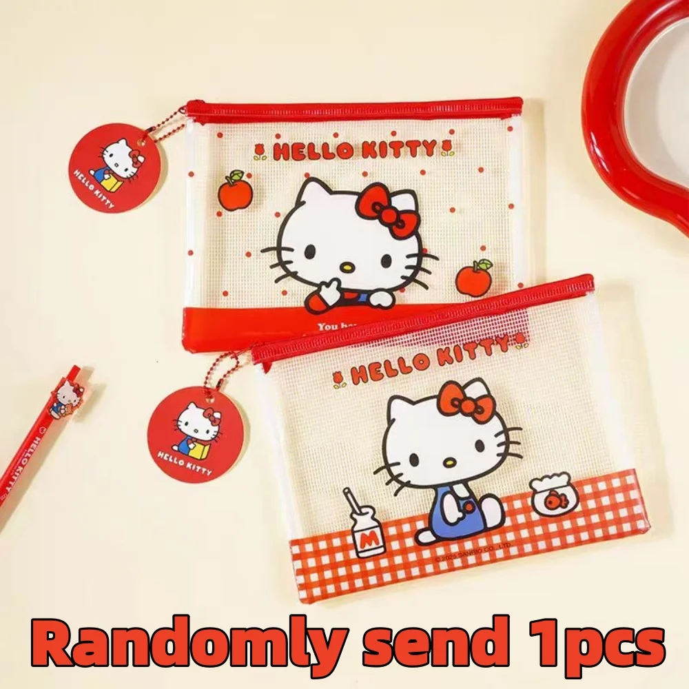 Sanrio Hello Kitty A5 Transparante Map Cartoon Schrijfmap voor Studenten & Kantoor Gebruik
