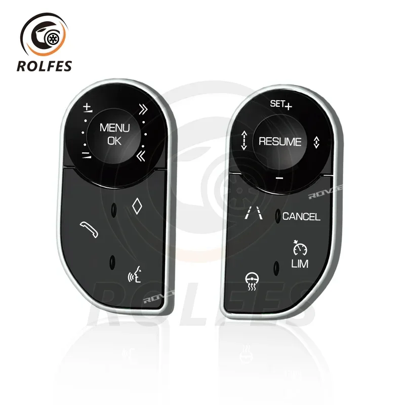 

ROLFES 2PCS For Range Rover Vogue 13-17 L405 Steering Wheel Touch Button For Sport 14-17 L494/Discovery 5 17-18 LR5 Control Keys