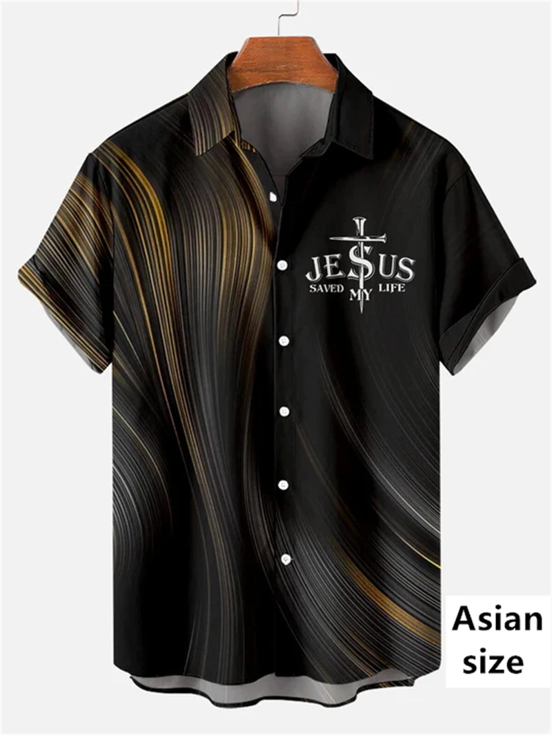 

Jesus Cross Graphic 3D Printed Shirt Men Women New In Easter Day Jesus Christ Shirt Summer Unisex Short Sleeve Blouse Men Tops