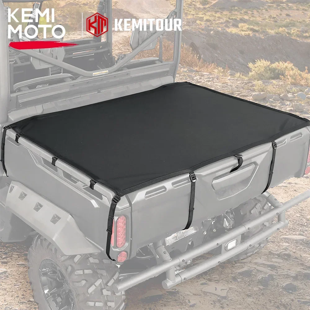 

KEMIMOTO UTV Soft Rear Cargo Bed Cover for Can-Am Defender HD 5/7/8/9/10 HD5 Max HD7 HD8 HD9 HD10 Waterproof Tonneau Cover UV50+
