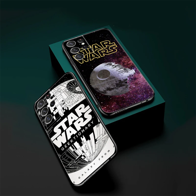 Armor Warrior Star Wars For Samsung Galaxy S22 S21 S20 Ultra Plus Pro S10 S9 S8 S7 4G 5G Soft Black Phone Case Funda Coque Cover