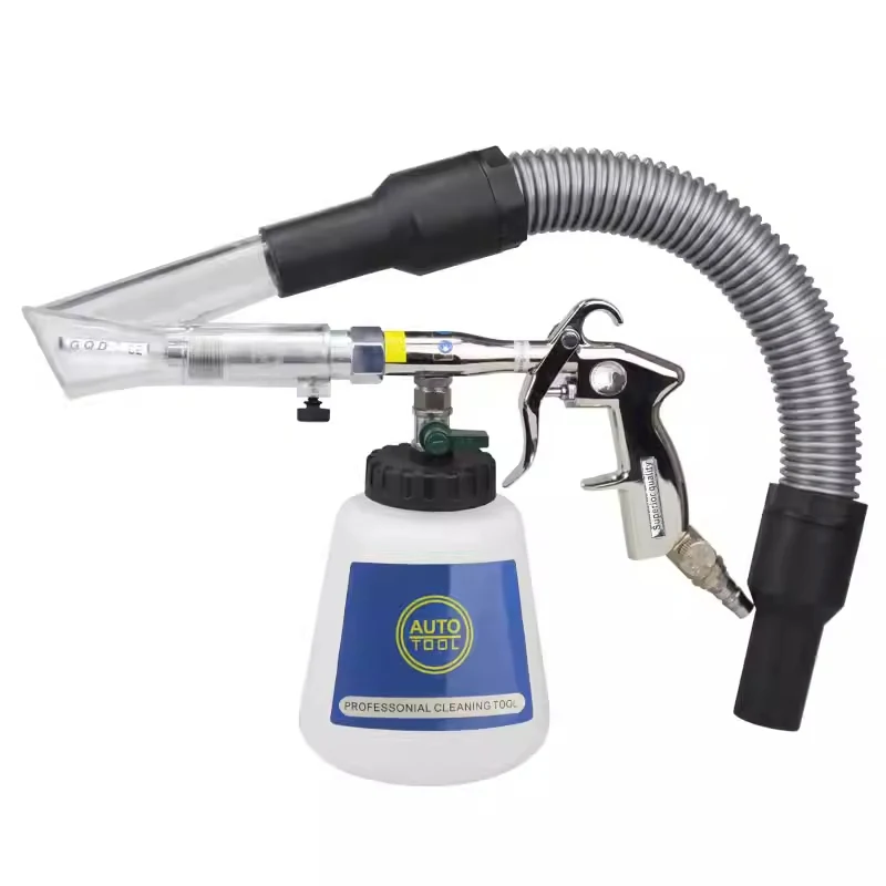 

2-in-1 Tornado Wash Gun, High-Pressure Car Wash Foam Gun, Car Interior Vacuum, Plush Multi-Function Vacuum Cleaning Gun, Car Was