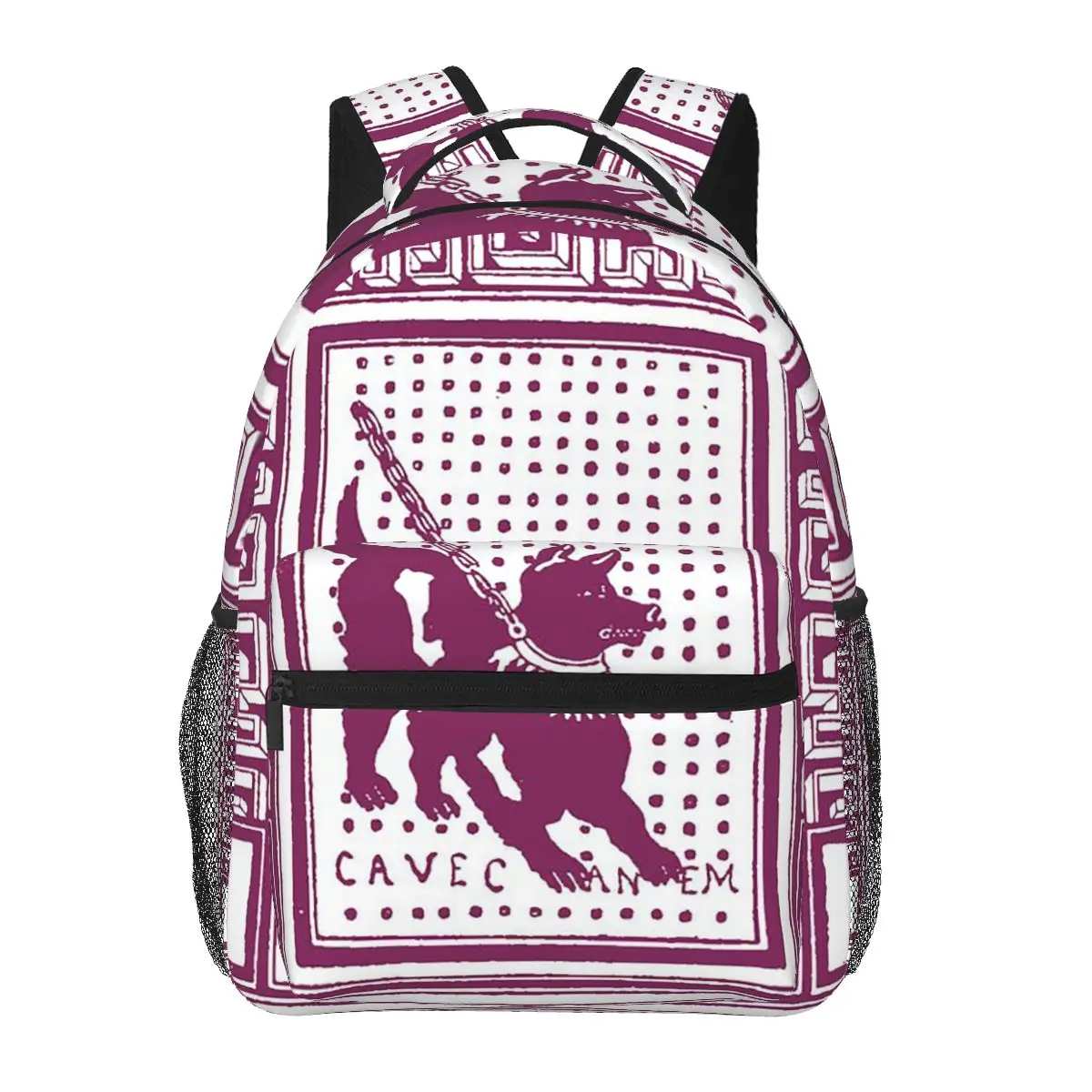 

Cave Canem Dog Animal Backpack Hot Sale Daypack Large Capacity Children BookBag School Bag Shoulder Bags for Men Women