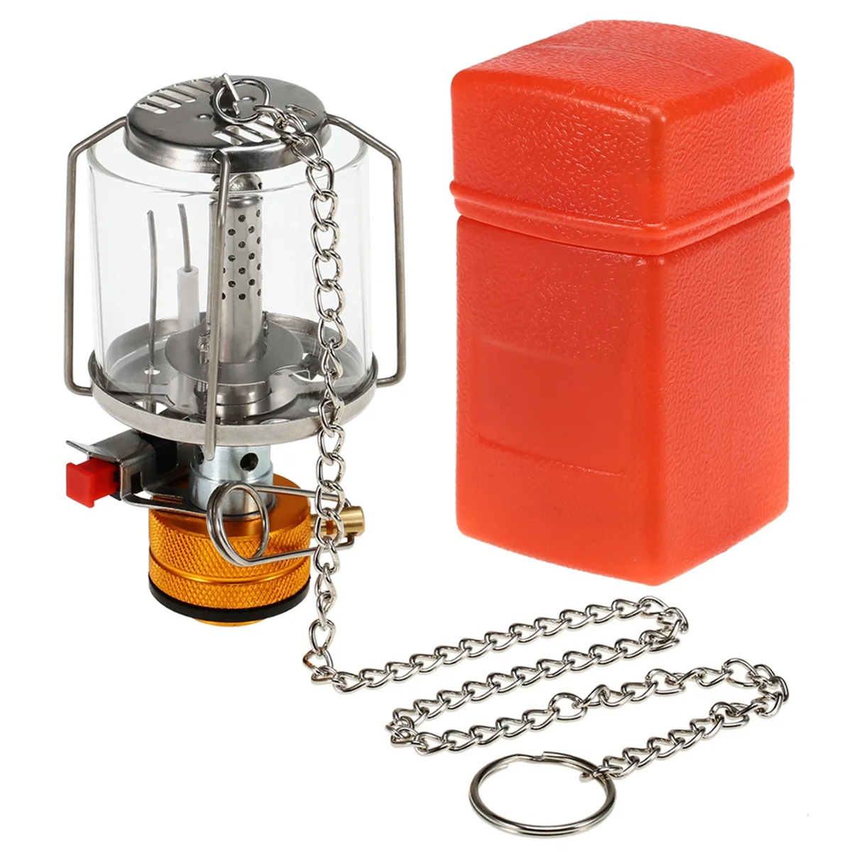 Outdoor Camping Gas Lantern Piezo Ignition Portable Mini Gas Tent Lamp Light Camping Equipment Cooking AccessoriesT98C