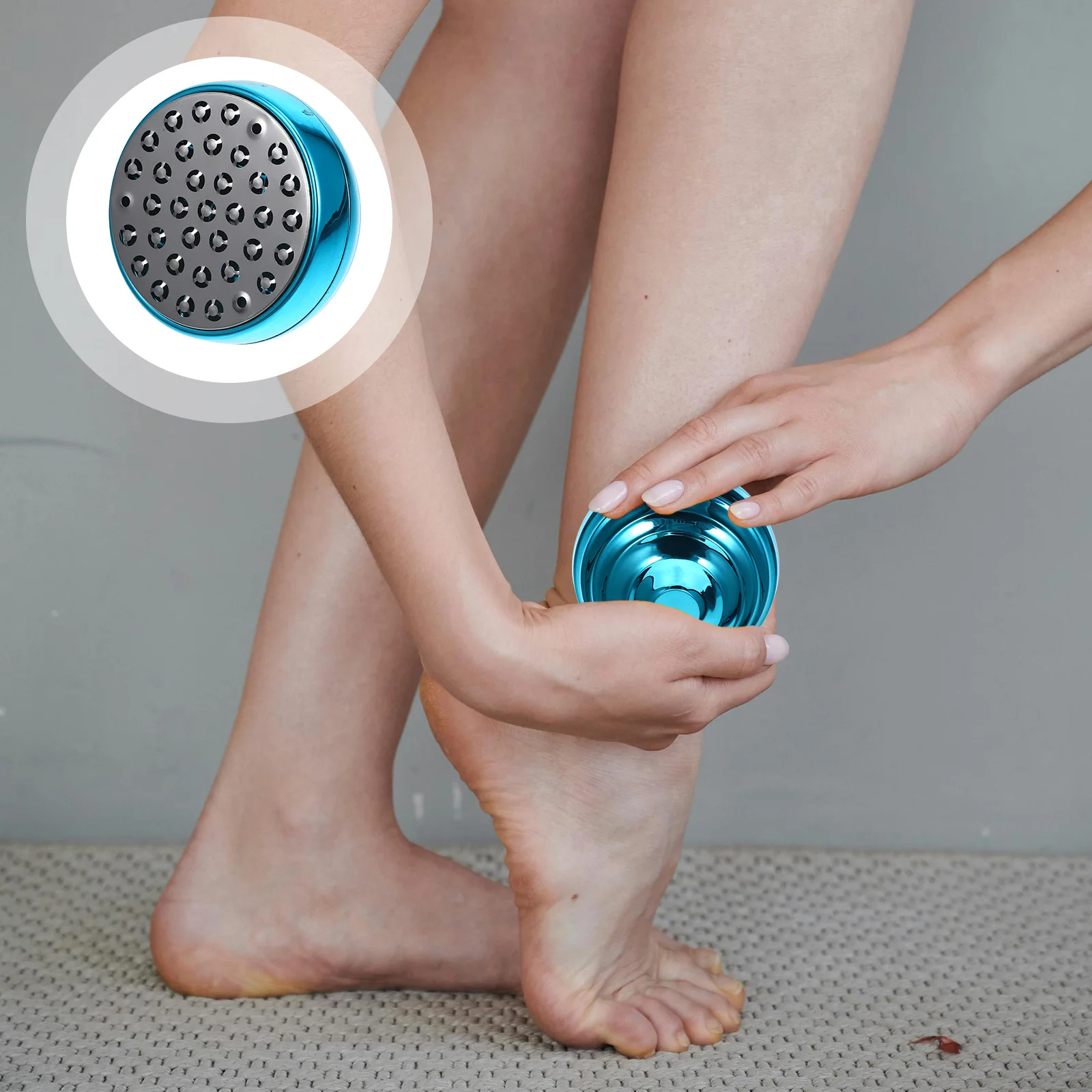 

Foot File Pedicure Exfoliating Tool with Advanced Grinding Technology for Dead Skin Callus Removal Acupressure Stimulation