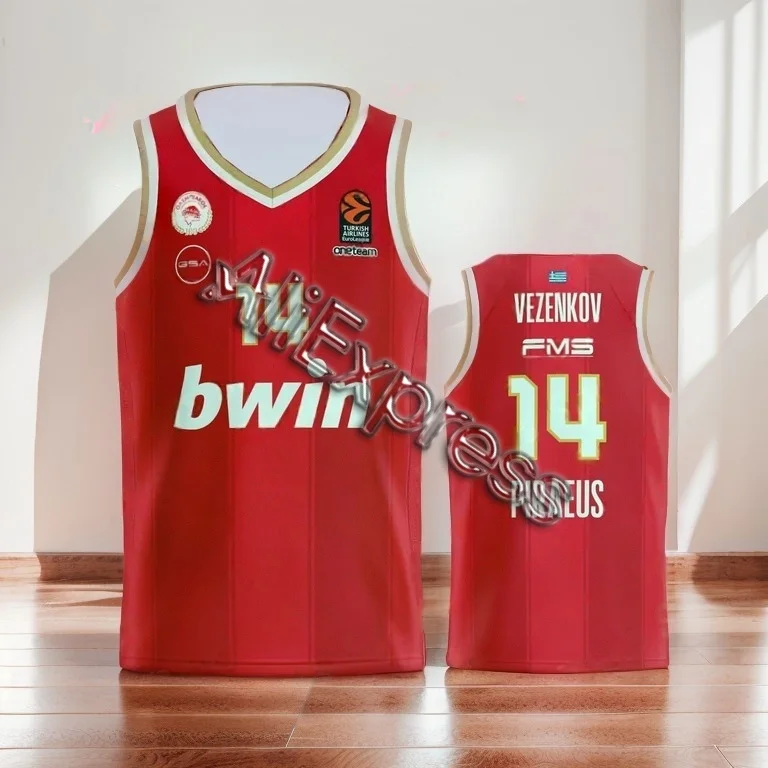 24/25 New Arrivals Greece Basketball Jerseys Olympiacos Athens Basketball Jerseys Boy/Men Basketball Special Jerseys Sports Kits