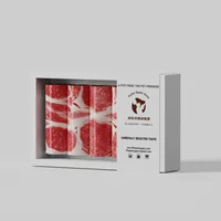 Pet Memorial Sim Food Paper Offering | Multi Styles Beef Roll Salmon Steak Shrimp Pet Departure Tribute Keepsake for Dogs Cats 3