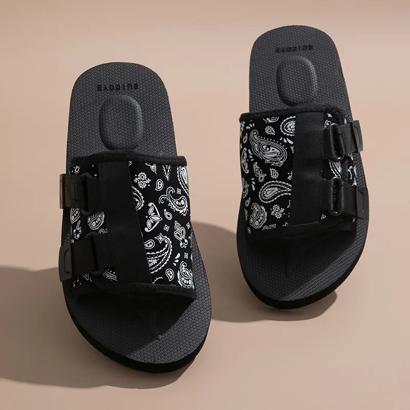2025 Men's Canvas Slippers Fashion Summer Lovers Casual Sandals Fashion Men's Women's Casual Beach Slippers Men Slippers
