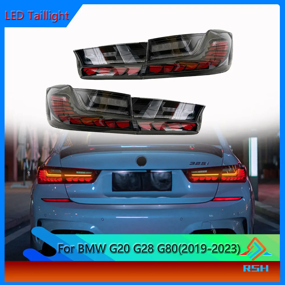

Auto Parts Taillight For BMW 3 Series G20 G28 G80 320i 325i 330i 2019-2023 Upgrade Dragon Scale Rear Lamp Lighting Systems