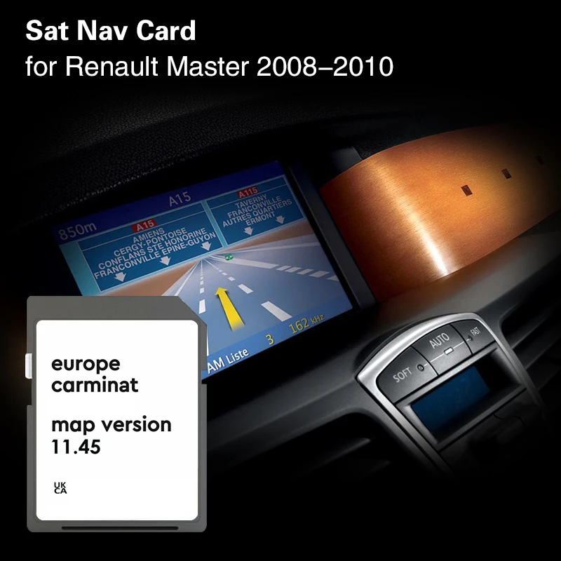 

Carminat 11.45 for Renault Master 2008 2010 Vehicle Map Software Update Data Sat Nav Memory SD Card Germany Poland Netherlands
