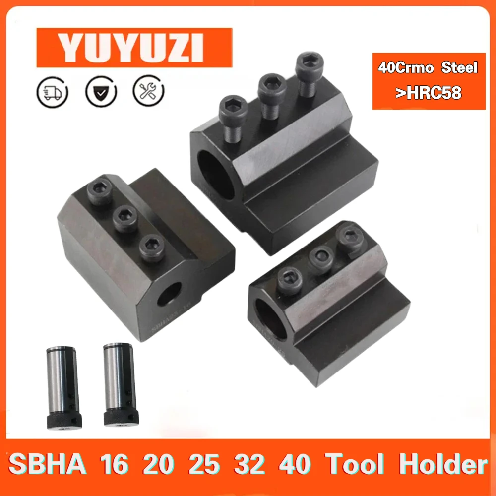 

SBHA16 20 25 32 40 Lathe Tool Holder Inner Diameter Guide Sleeve Auxiliary Tool Holder Shock Absorption Straight Shank SBHA