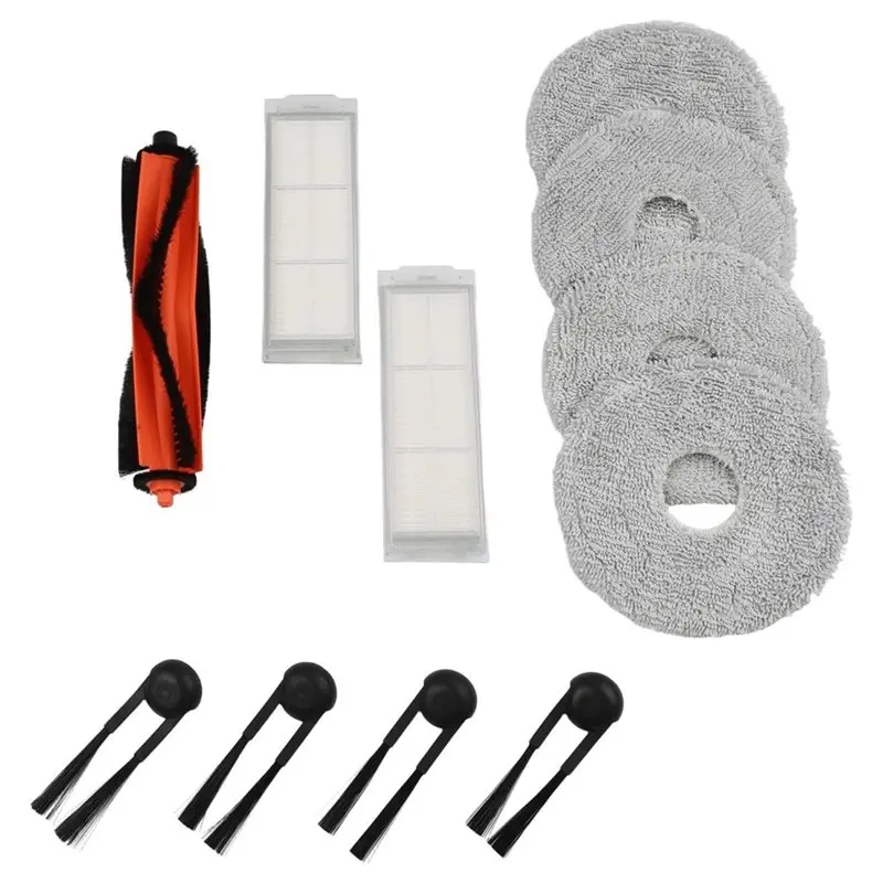 EMECE-For S40 Replacement Kit For Pro OV71GL Robot Mop - Essential Filter & Mop Pads For Deep Cleaning