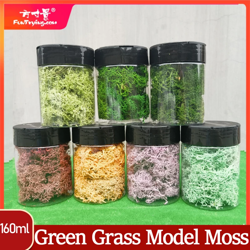 160ml artifical model shrub clump moss model immortal flower shrub group natural sand table train landscape greening material