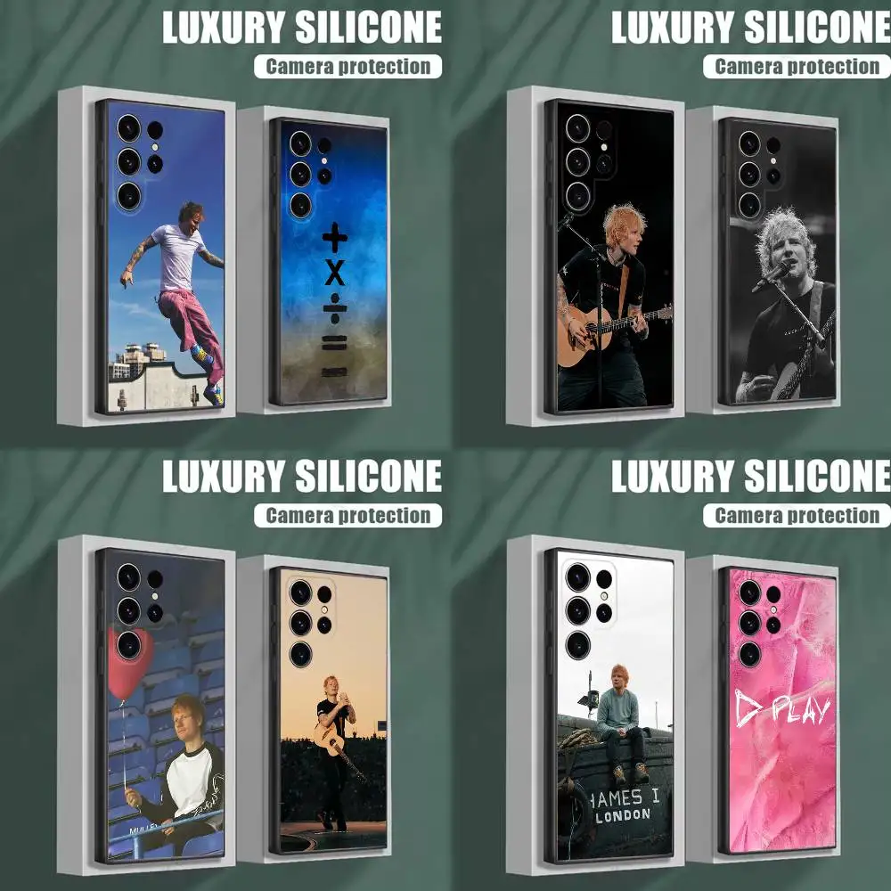 

C-Cee Ed S-Sheeran Play Phone Case For Samsung S25,S24,S23,S22,S21,S20,S10,Ultra,Plus,Lite,FE,Soft Silicone Black Cover