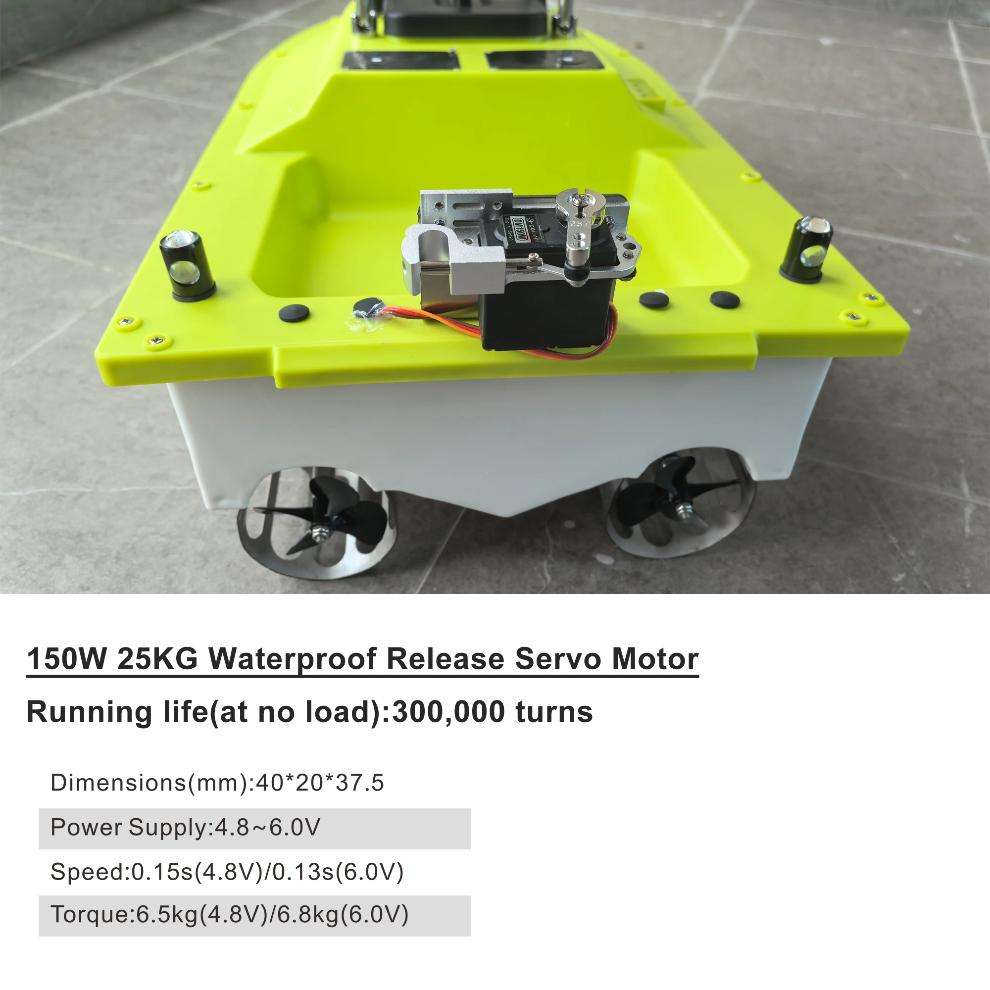 

Gold SellerS80 Brushless Motor Super Speed Saltwater RC Fishing Bait Boat with for Surf Fishing With,IP 66 Waterproof,5 M