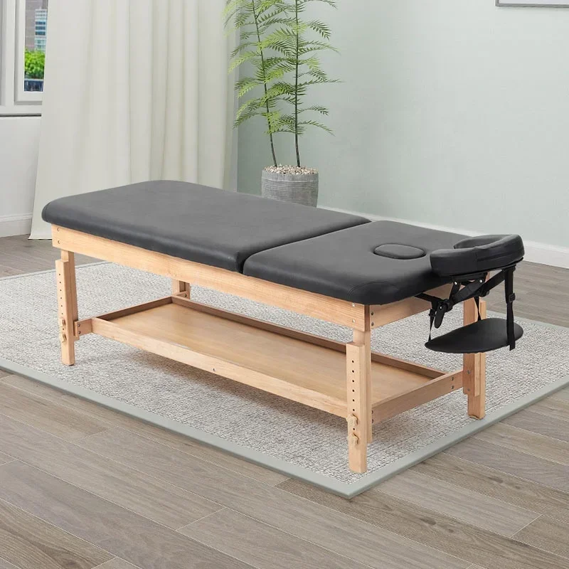 Leather Spa Beauty Bed Portable Adjustable Massage Table For Salon Bedroom Living Room Outdoor Gym Workshop Use