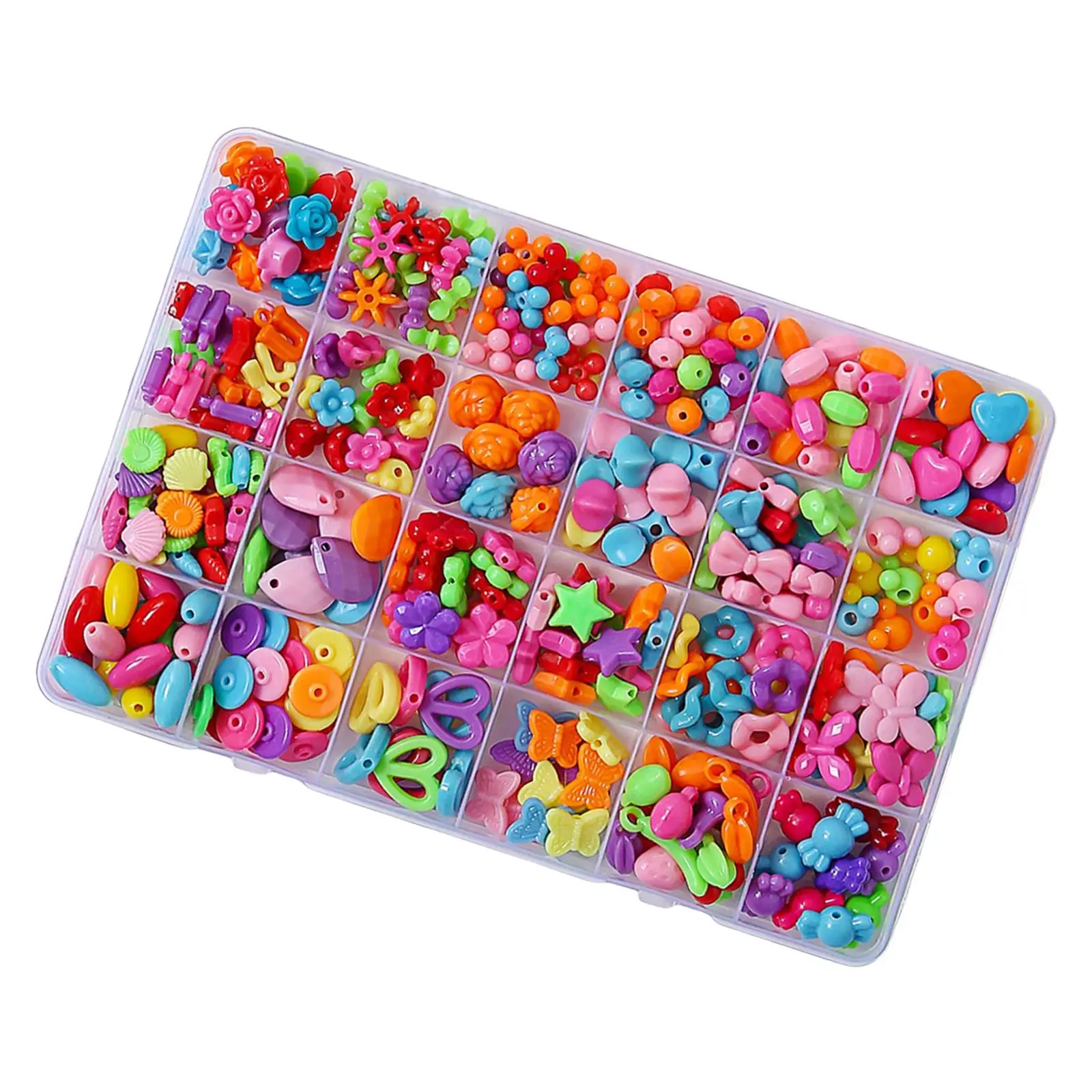 Spacer Beads Elastic Wire Toy Pendant Charms for DIY Bracelet Kids Gift
