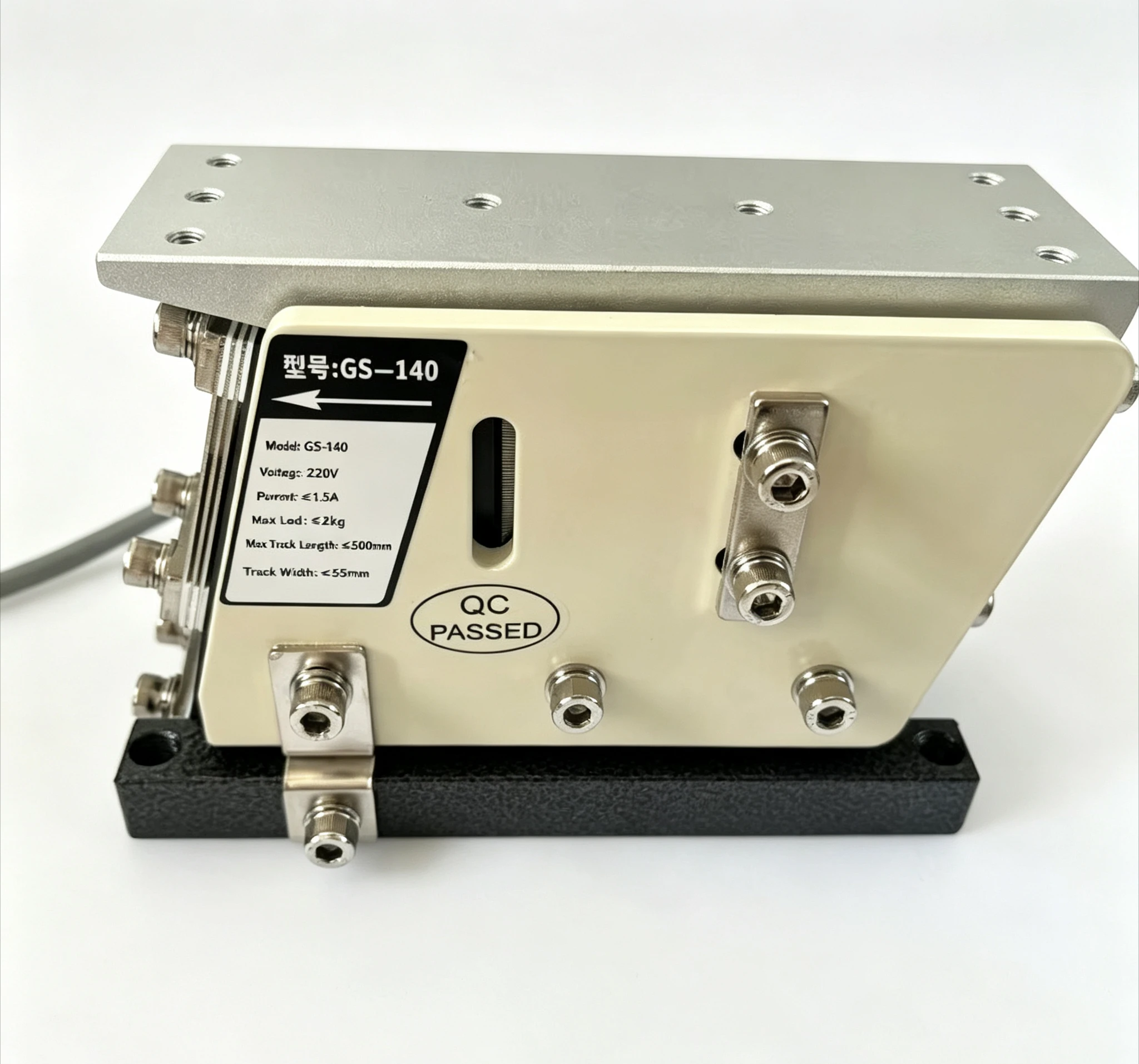 GS-190 Electromagnetic Linear Vibrating Feeder 220V 88W, Straight Vibratory Feeding Machine Max Load 4KG view 3