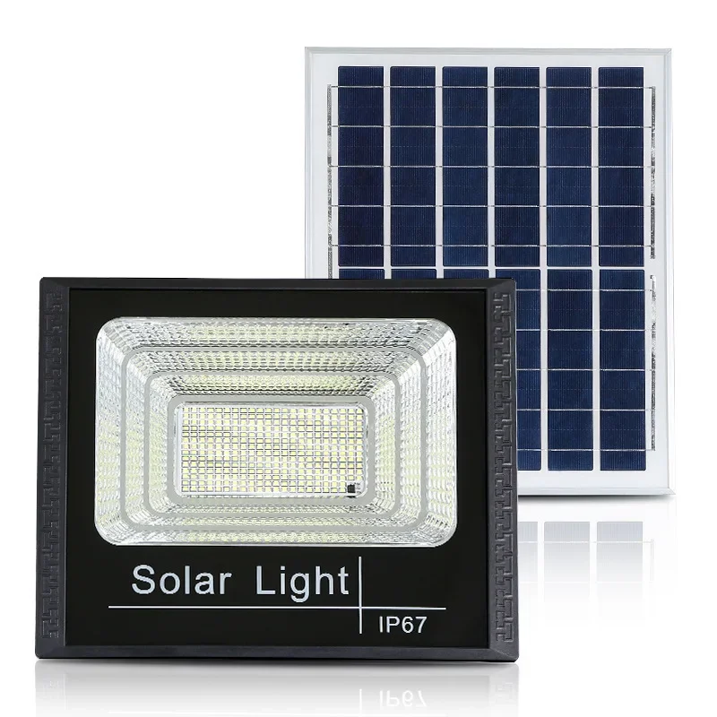 

Solar Light Remote Control Solar Lamp Powered LED Floodlights Outdoor Waterproof IP67 Villa Street Lighting Adjustable Angle