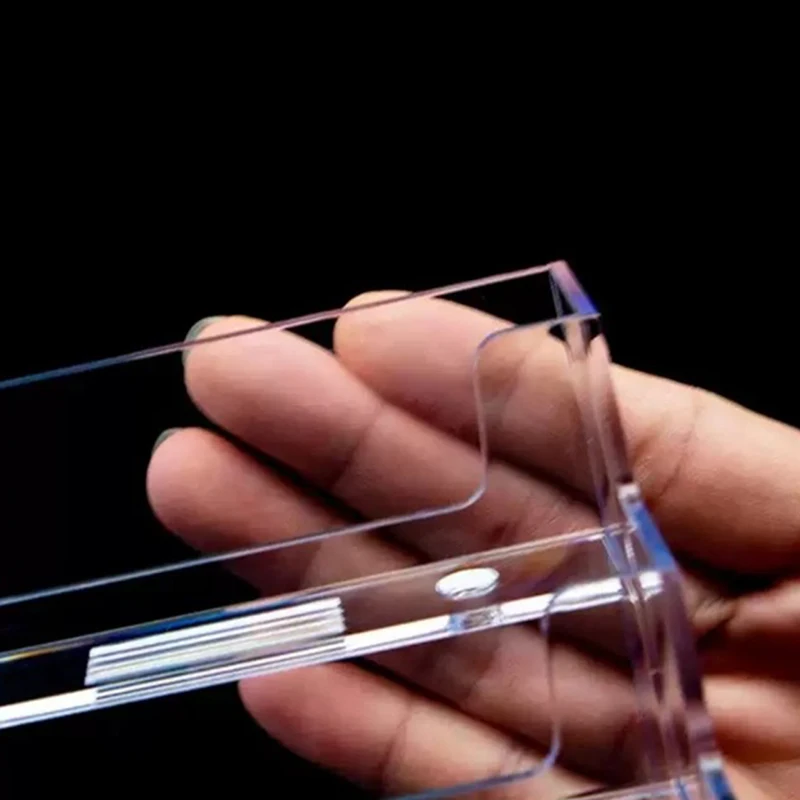 Acrylic Transparent Desktop Business Card Holder Place Card Holder Shelf Box