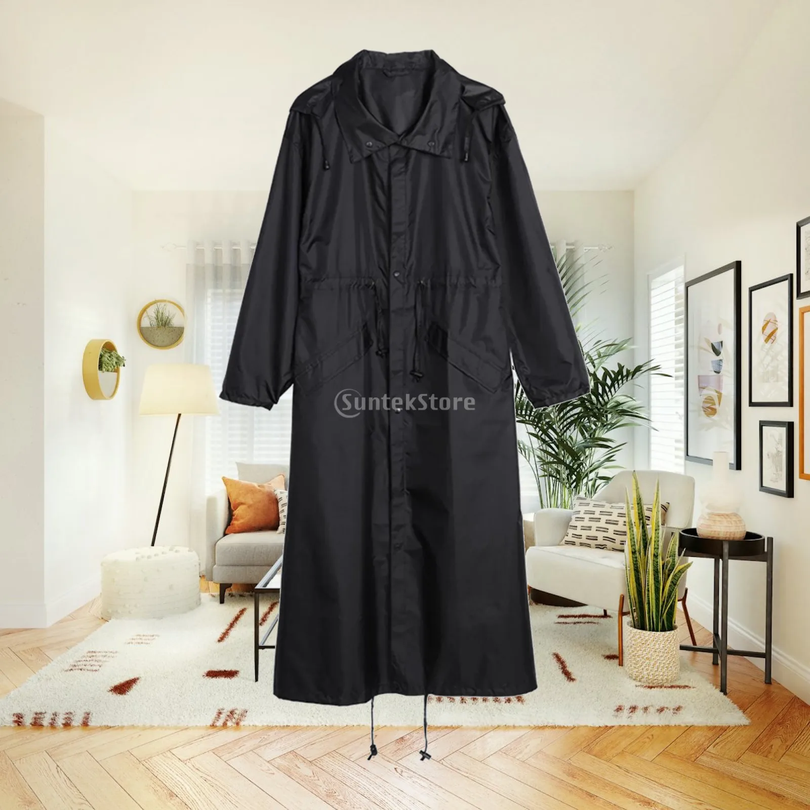Women's Waterproof Lightweight Rain Jacket Hooded Windbreaker with for Outdoor