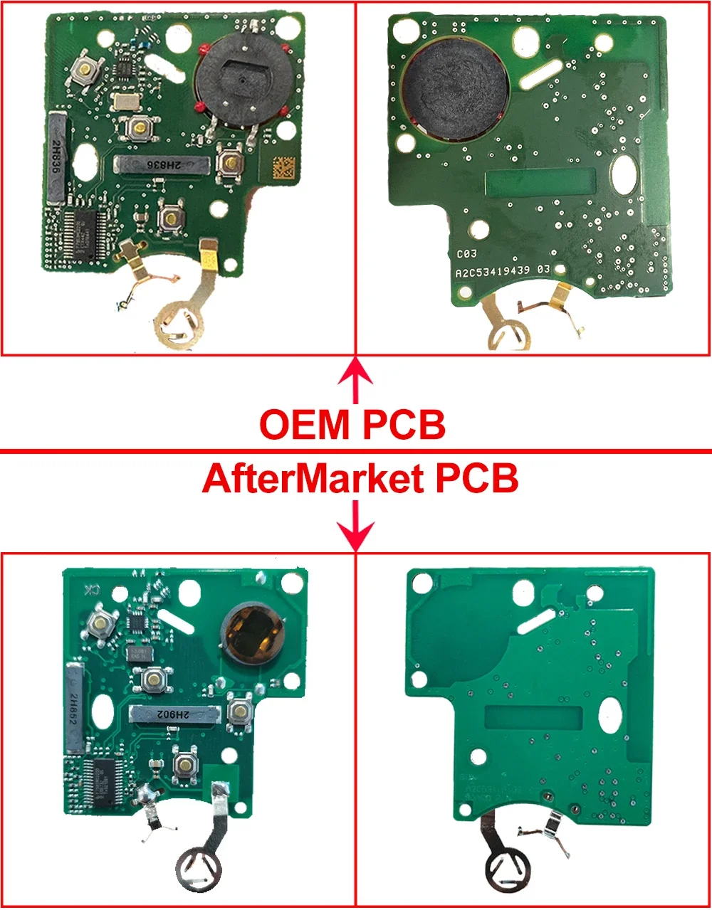 SUPERKEY الأصلي OEM PCB 285971998 R مفتاح ذكي بدون مفتاح PCF7953M 4A رقاقة 433 ميجا هرتز ل 2009 - 2017 رينو كليو IV كابتور