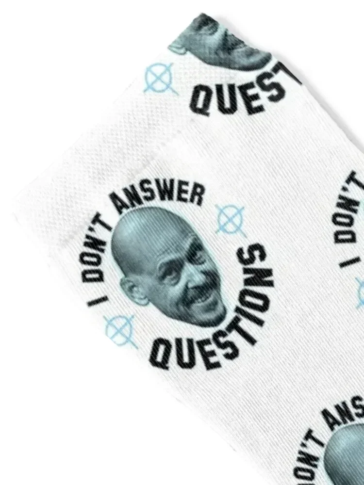 I Don't Answer Questions smile Socks custom cycling Non-slip Climbing Ladies Socks Men's