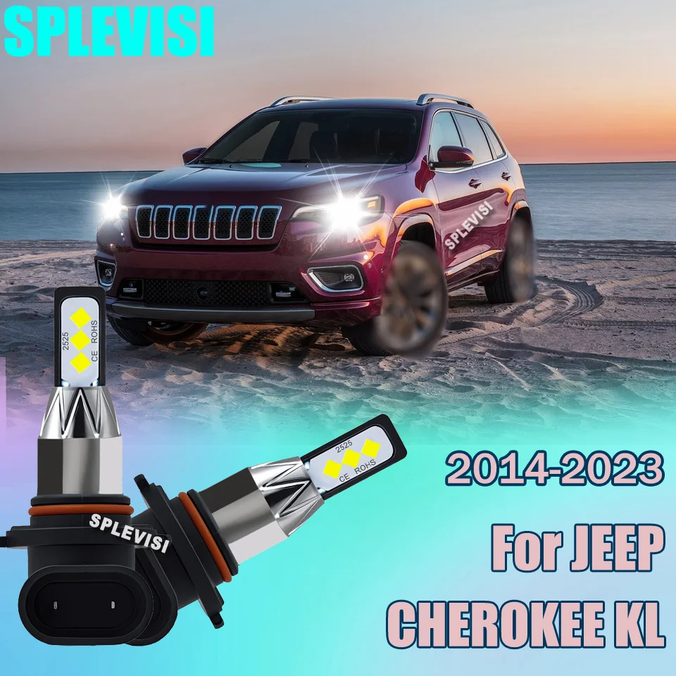 

2x 6000LM LED Hir2 9012 Car Light Headlight Lamp 6000K For JEEP CHEROKEE KL 2014 2015 2016 2017 2018 2019 2020 2021 2022 2023