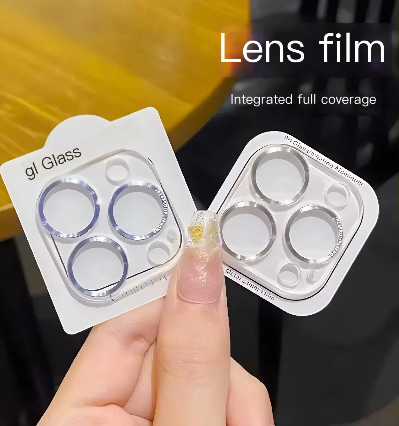 1PC Lens Protection For iPhone 17 Pro Max 16 15 14 Pro Max Plus 13 Mini Air Camera Lens Ring Tempered Glass Film Anti‑Scratch