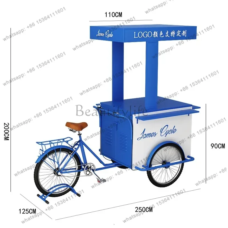 FG TC-18  outdoor mobile cart for market stalls, shopping malls, exhibitions, and night markets - ideal for food vendors