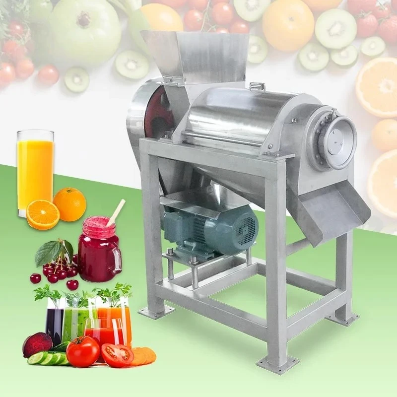 Carrot Cashew Coldpressed Commercial Aloe Vera 1 KW Juice Extraction Juice Extractor Make Machine